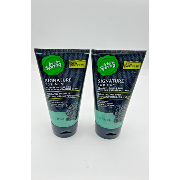 2- Irish Spring Signature for Men Hydrating Face Wash 5 fl oz NEW - Picture 1 of 4